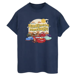 Disney - T-shirt CARS RADIATOR SPRINGS - Femme (Bleu marine)