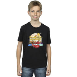 Disney - T-shirt CARS RADIATOR SPRINGS - Garçon (Noir)