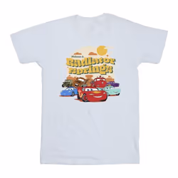 Disney - T-shirt CARS RADIATOR SPRINGS - Fille (Blanc)