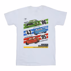 Disney - T-shirt CARS PISTON CUP CHAMPIONS - Homme (Blanc)