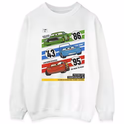 Disney - Sweat CARS PISTON CUP CHAMPIONS - Homme (Blanc)