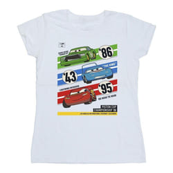 Disney - T-shirt CARS PISTON CUP CHAMPIONS - Femme (Blanc)