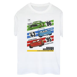 Disney - T-shirt CARS PISTON CUP CHAMPIONS - Femme (Blanc)
