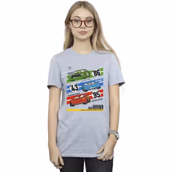 Disney - T-shirt CARS PISTON CUP CHAMPIONS - Femme (Gris chiné)