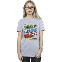 Disney - T-shirt CARS PISTON CUP CHAMPIONS - Femme (Gris chiné)