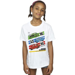 Disney - T-shirt CARS PISTON CUP CHAMPIONS - Fille (Blanc)