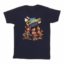 Disney - T-shirt BEST SUMMER EVER - Homme (Bleu marine)