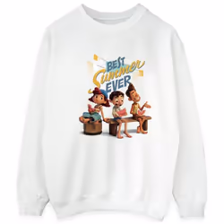 Disney - Sweat BEST SUMMER EVER - Homme (Blanc)