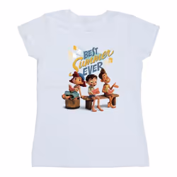 Disney - T-shirt BEST SUMMER EVER - Femme (Blanc)