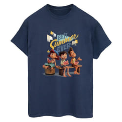 Disney - T-shirt BEST SUMMER EVER - Femme (Bleu marine)