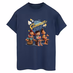 Disney - T-shirt BEST SUMMER EVER - Femme (Bleu marine)