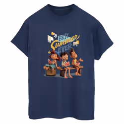 Disney - T-shirt BEST SUMMER EVER - Femme (Bleu marine)
