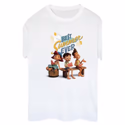 Disney - T-shirt BEST SUMMER EVER - Femme (Blanc)