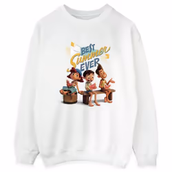 Disney - Sweat BEST SUMMER EVER - Femme (Blanc)
