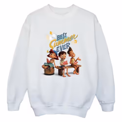 Disney - Sweat BEST SUMMER EVER - Garçon (Blanc)