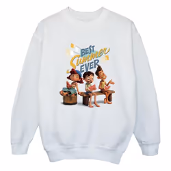 Disney - Sweat BEST SUMMER EVER - Fille (Blanc)