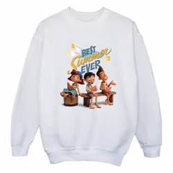 Disney - Sweat BEST SUMMER EVER - Fille (Blanc)
