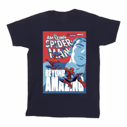 Marvel - T-shirt BEYOND AMAZING - Homme (Bleu marine)