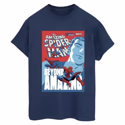 Marvel - T-shirt BEYOND AMAZING - Femme (Bleu marine)
