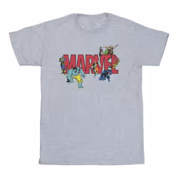 Marvel - T-shirt - Homme (Gris chiné)