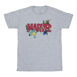 Marvel - T-shirt - Homme (Gris chiné)