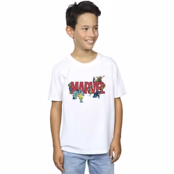Marvel - T-shirt - Garçon (Blanc)