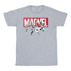 Marvel - T-shirt - Homme (Gris chiné)