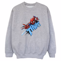 Marvel - Sweat THUMP - Garçon (Gris chiné)