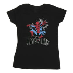 Marvel - T-shirt AMAZING - Femme (Noir)