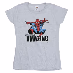 Marvel - T-shirt AMAZING - Femme (Gris chiné)
