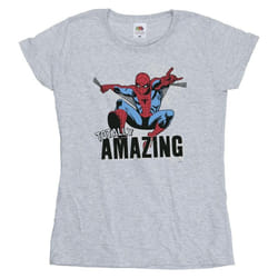 Marvel - T-shirt AMAZING - Femme (Gris chiné)