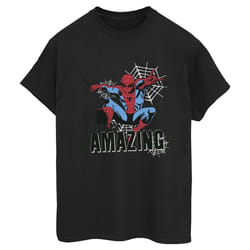 Marvel - T-shirt AMAZING - Femme (Noir)