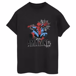 Marvel - T-shirt AMAZING - Femme (Noir)