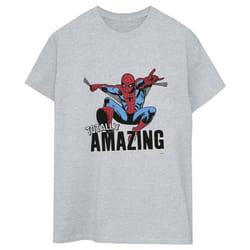 Marvel - T-shirt AMAZING - Femme (Gris chiné)