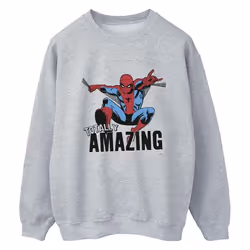 Marvel - Sweat AMAZING - Femme (Gris chiné)