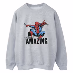 Marvel - Sweat AMAZING - Femme (Gris chiné)