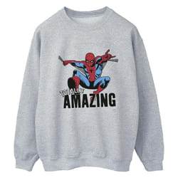 Marvel - Sweat AMAZING - Femme (Gris chiné)