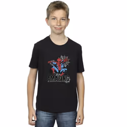 Marvel - T-shirt AMAZING - Garçon (Noir)