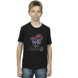 Marvel - T-shirt AMAZING - Garçon (Noir)