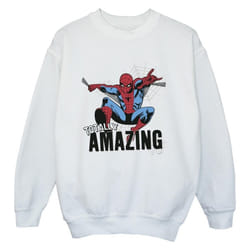 Marvel - Sweat AMAZING - Garçon (Blanc)