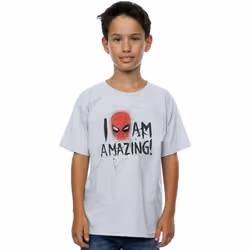 Marvel - T-shirt AM AMAZING - Garçon (Gris chiné)