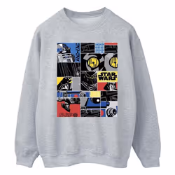 Star Wars - Sweat DROID - Homme (Gris chiné)