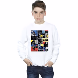 Star Wars - Sweat DROID - Garçon (Blanc)