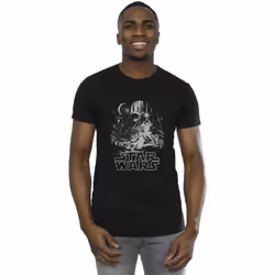 Star Wars - T-shirt NEW HOPE - Homme (Noir)