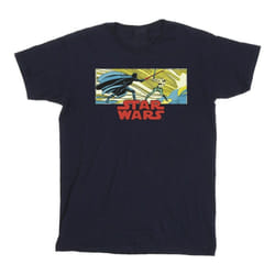 Star Wars - T-shirt - Homme (Bleu marine)