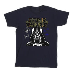 Star Wars - T-shirt COMP - Garçon (Bleu marine)