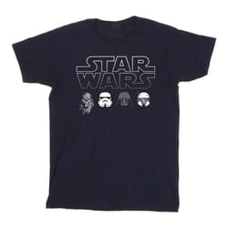 Star Wars - T-shirt - Homme (Bleu marine)