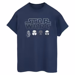 Star Wars - T-shirt - Femme (Bleu marine)
