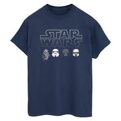 Star Wars - T-shirt - Femme (Bleu marine)