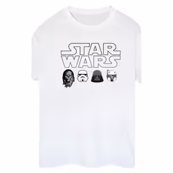 Star Wars - T-shirt - Femme (Blanc)